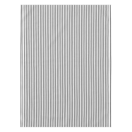 Zwarte Pinstripe-tablet Tafelkleed (Voorkant)