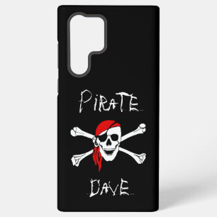 Zwarte Piraat Schedel Kruisbeenderen Samsung Hoesj Galaxy Hoesje