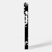 ZWARTE PIRATE BANNERS SKULL, GEKROOSTE BOTTEN, SWO Case-Mate iPhone CASE (Achterkant / Links)
