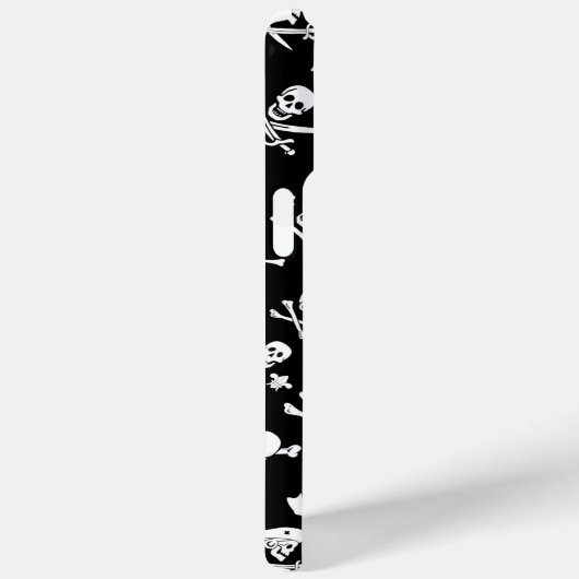 ZWARTE PIRATE BANNERS SKULL, GEKROOSTE BOTTEN, SWO Case-Mate iPhone CASE (Achterkant / Rechts)