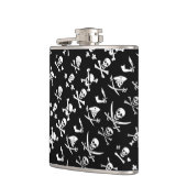 ZWARTE PIRATE BANNERS SKULL, GEKROOSTE BOTTEN, SWO HEUPFLES (Links)