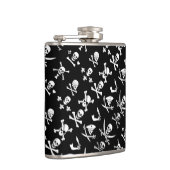 ZWARTE PIRATE BANNERS SKULL, GEKROOSTE BOTTEN, SWO HEUPFLES (Rechts)