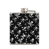 ZWARTE PIRATE BANNERS SKULL, GEKROOSTE BOTTEN, SWO HEUPFLES (Achterkant)