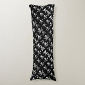 ZWARTE PIRATE BANNERS SKULL, GEKROOSTE BOTTEN, SWO LICHAAMSKUSSEN (Voorkant Verticaal)