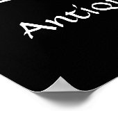 ZWARTE PIRATE BANNERS SKULL, GEKROOSTE BOTTEN, SWO POSTER (Hoek)