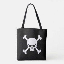 Zwarte, Pirate, Skull en Crossbones, Vlag Tote Bag