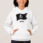 Zwarte piratenvlag ontwerp (Voorkant)