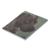 Zwarte Pitbull Notitieblok (Linkerzijde)