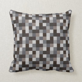 Zwarte pixels | Pixelated Pattern | Gamer Kussen