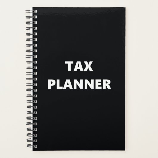 Zwarte platenspeler - Whitepaper over planner (Voorkant)