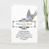 Zwarte Poedel en Scooter Valentijn Art Feestdagen Kaart (Achterkant)