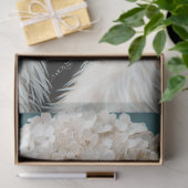 Zwarte Poedel Portret Witte Hydrangea Decoupage Tissuepapier (Geschenk)