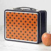Zwarte polka kruist op sinaasappel (In situ)
