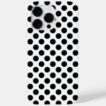 Zwarte polka stippen