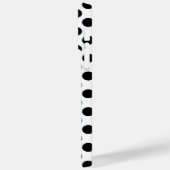 Zwarte polka stippen Case-Mate iPhone case (Achterkant / Links)