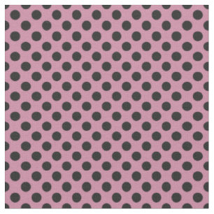 Zwarte polka stippen   Kies een achtergrondkleur Stof