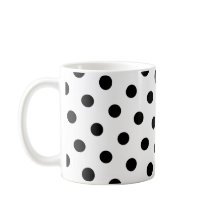 Zwarte polka stippen