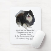 Zwarte Pomeranian Aandenken Muismat (Met muis)