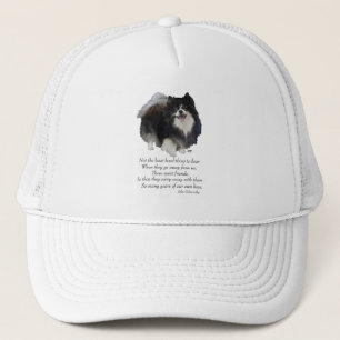 Zwarte Pomeranian Aandenken Trucker Pet