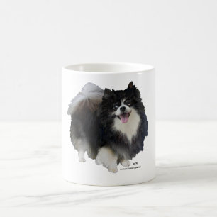 Zwarte Pomeranian Koffiemok