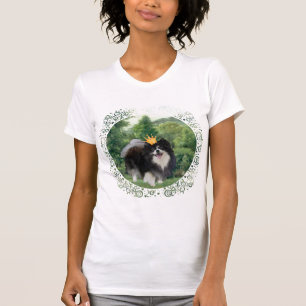 Zwarte Pomeranian Prins T-shirt