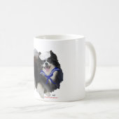 Zwarte Pomeranian Zeiler Koffiemok (Voorkant rechts)
