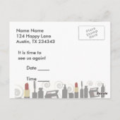 Zwarte pomp op hoog niveau — Aanwijzing Mode voor  Briefkaart (Achterkant)