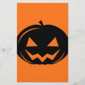 Zwarte pompoen briefpapier (Voorkant)