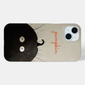 Zwarte pompoen Case-Mate iPhone case (Achterkant (horizontaal))