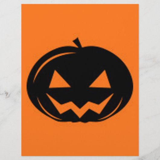 Zwarte pompoen flyer (Voorkant)