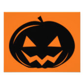 Zwarte pompoen foto afdruk (Voorkant)