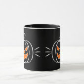 Zwarte Pompoen Mok (Midden)
