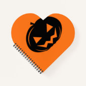 Zwarte pompoen notitieboek (Voorkant)