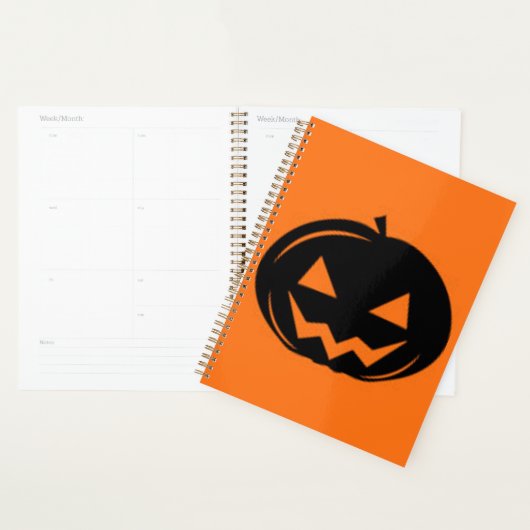 Zwarte pompoen planner (Display)