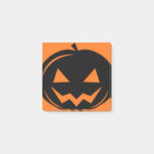 Zwarte pompoen post-it® notes (Voorkant)