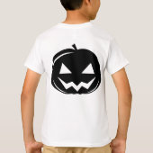 Zwarte pompoen t-shirt (Achterkant)