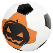 Zwarte pompoen voetbal (Drie kwart)
