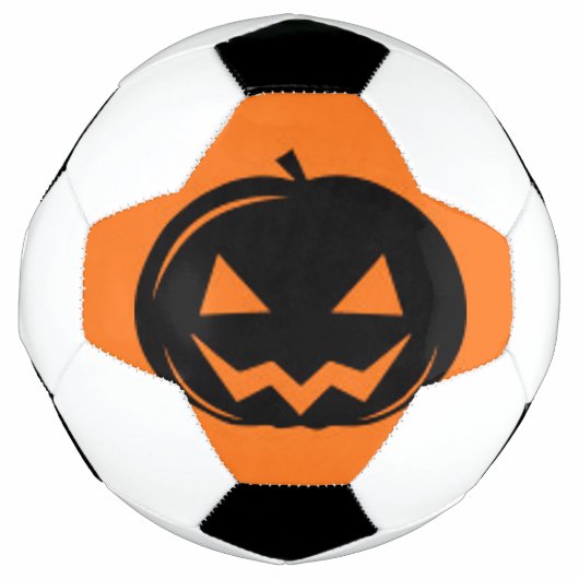 Zwarte pompoen voetbal (Voorkant)