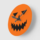 Zwarte pompoenkast grote klok (Hoek)