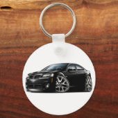 Zwarte Pontiac G8 GXP-auto Sleutelhanger (Voorkant)