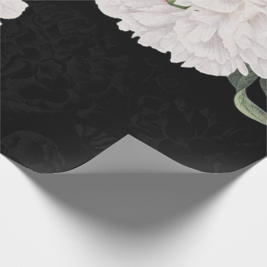 zwarte pony cadeaupapier (Hoek)