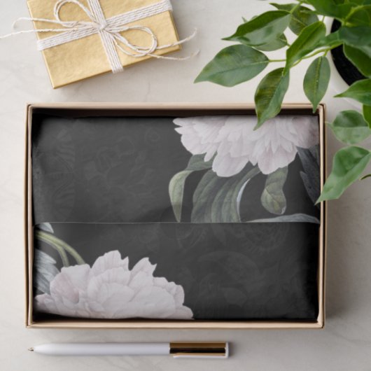 zwarte pony ' s tissuepapier (Geschenk)