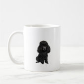 Zwarte Poodle (#3) Koffiemok (Links)