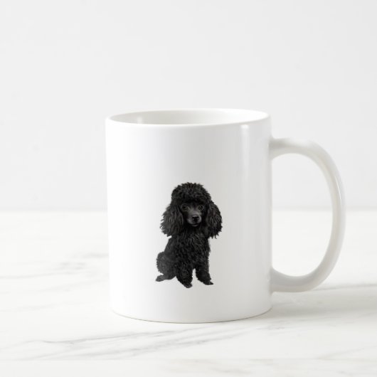 Zwarte Poodle (#3) Koffiemok (Rechts)