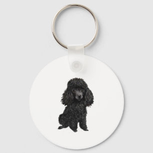 Zwarte Poodle (#3) Sleutelhanger