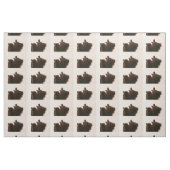 zwarte poodle dansen.png stof (Fat Quarter)