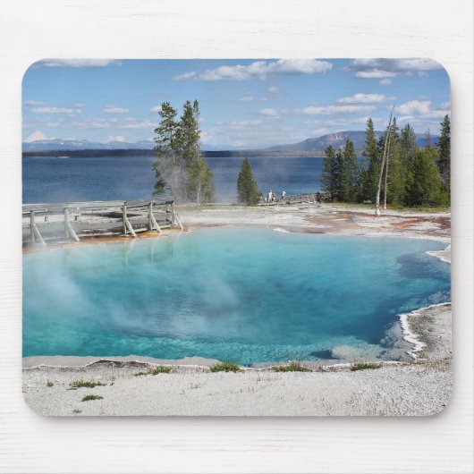 Zwarte pool muismat (Voorkant)