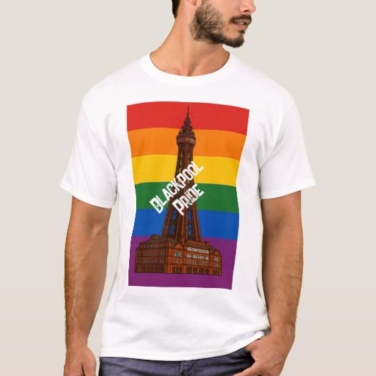 Zwarte Pool trots T-shirt (Voorkant)