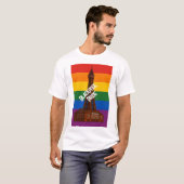 Zwarte Pool trots T-shirt (Voorkant volledig)