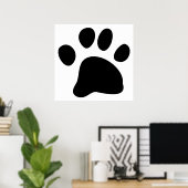 Zwarte poot poster (Thuiskantoor)